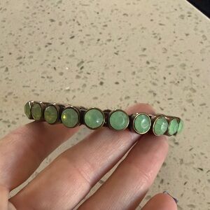 Plunder Green Gemstone Bracelet